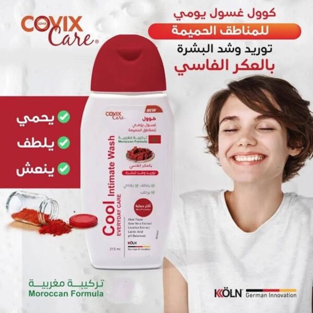 Covix Care Cool Intimate Wash Everyday Care Moroccan Formula Aker Fassi - AsrarHawa