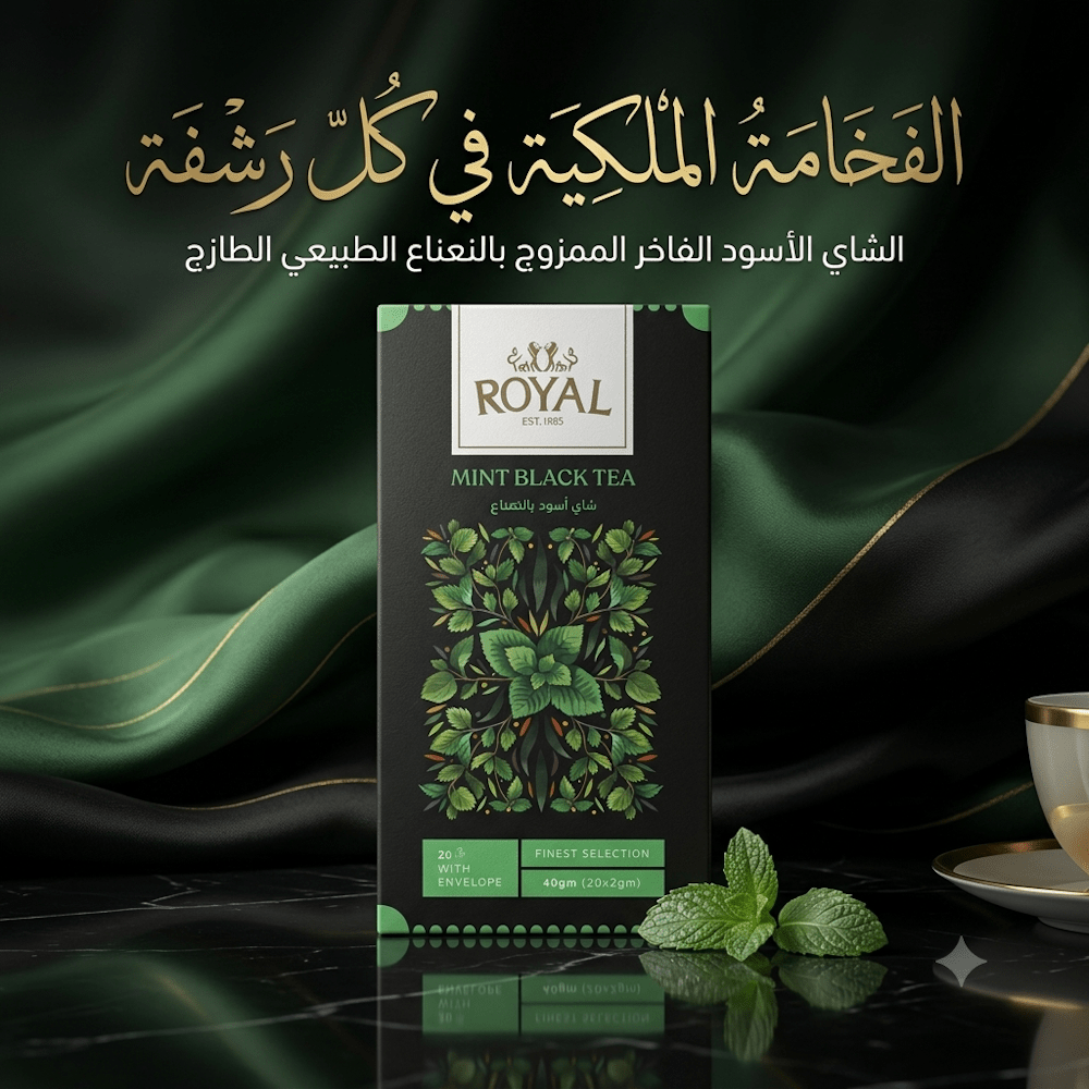 ROYAL MINT BLACK TEA - AsrarHawa