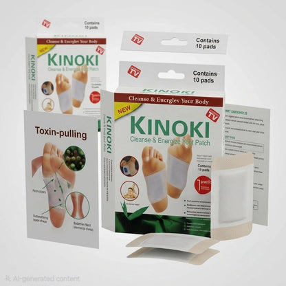 Kinoki Cleanse & Energize Foot Patch - 10 Detox Pads - AsrarHawa