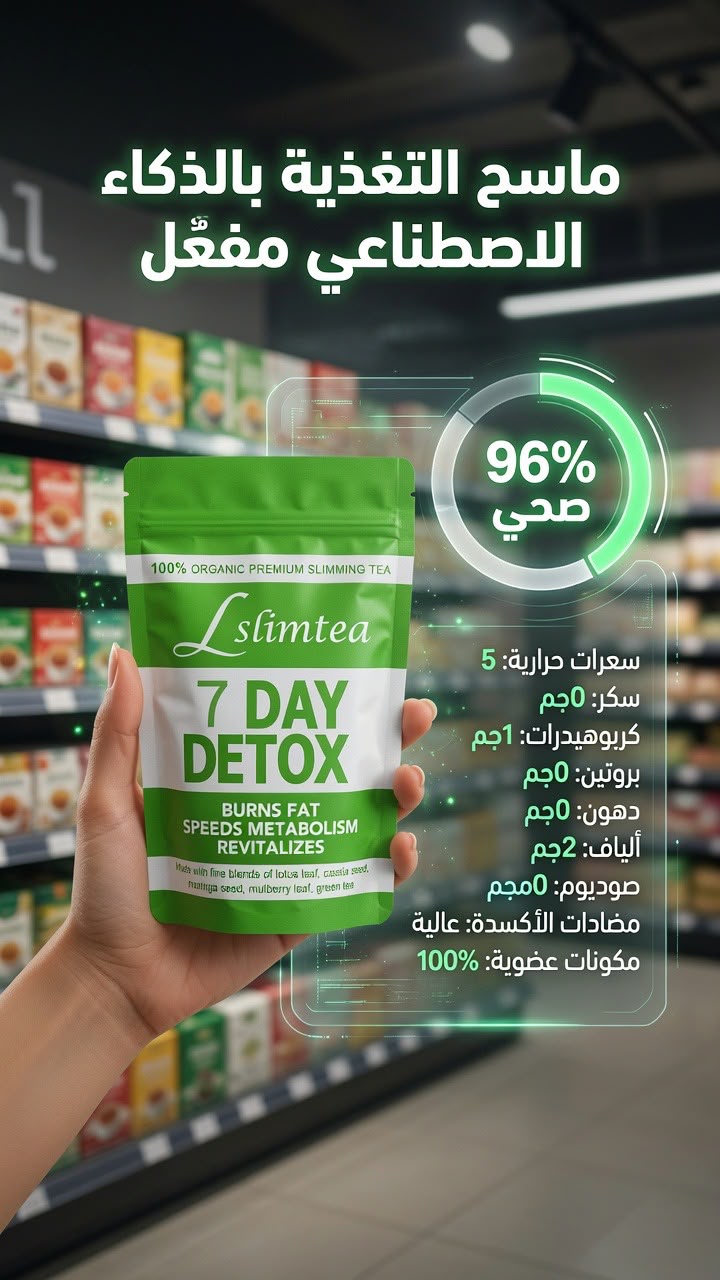 Lslimtea 100% Organic Premium Slimming Tea - 7 Day Detox