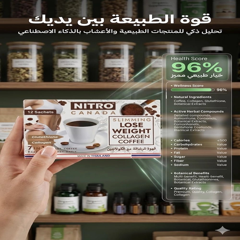 Nitro Canada Slimming Lose Weight Collagen Coffee 7 in 1 Instant Coffee - AsrarHawa