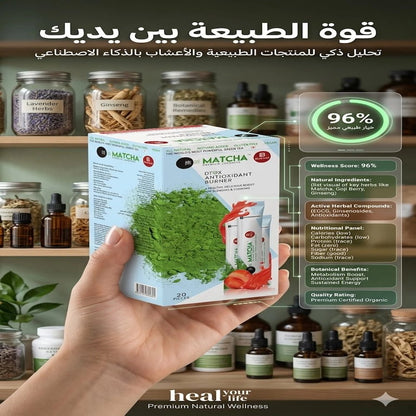 MATCHA DTOX ANTIOXIDANT BURNER - Premium Japanese - AsrarHawa