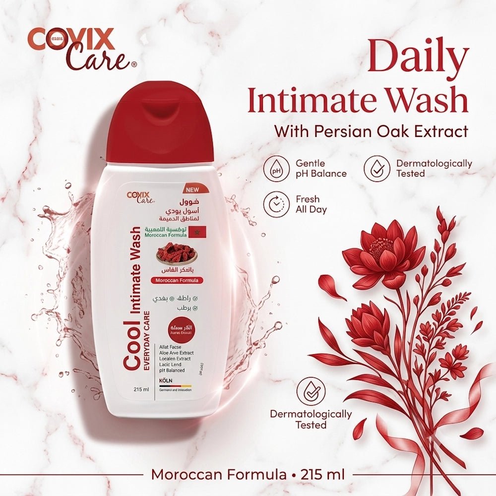 Covix Care Cool Intimate Wash Everyday Care Moroccan Formula Aker Fassi - AsrarHawa