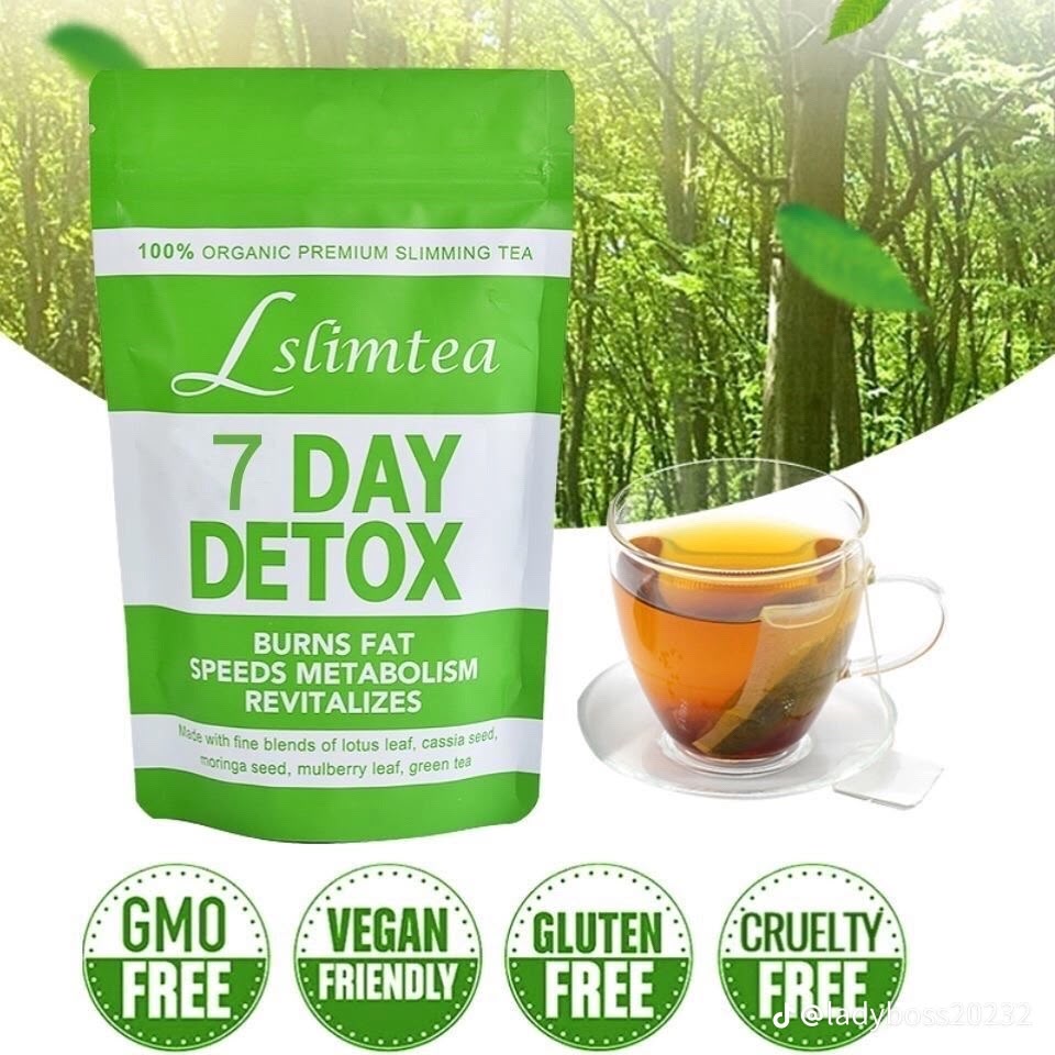 Lslimtea 100% Organic Premium Slimming Tea - 7 Day Detox