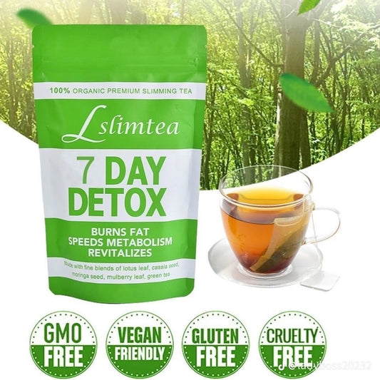 Lslimtea 100% Organic Premium Slimming Tea - 7 Day Detox