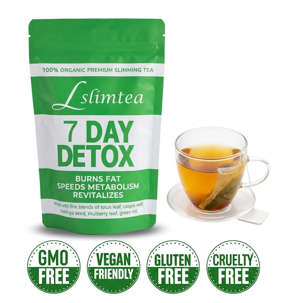 Lslimtea 100% Organic Premium Slimming Tea - 7 Day Detox - AsrarHawa