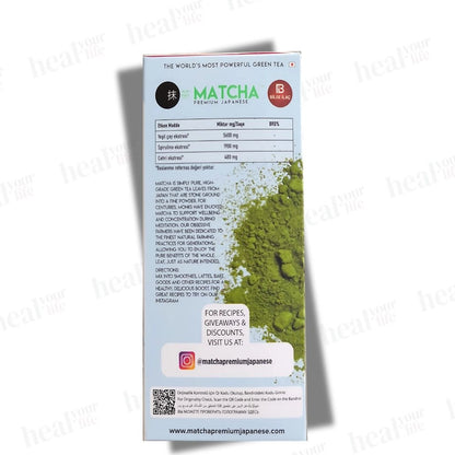 MATCHA DTOX ANTIOXIDANT BURNER - Premium Japanese - AsrarHawa