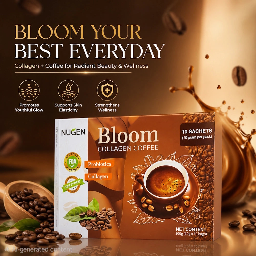 NUGEN Bloom Collagen Coffee 10 Sachets - Image 3